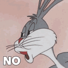 meme: Bugs Bunny, no
